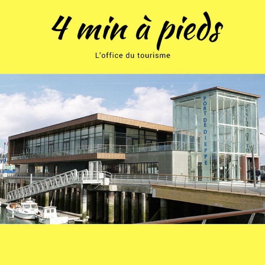 L'Etablissement La Plage A 2 Pas, Vous Propose 4 Appartements Neufs, Netflix, Lits Faits A Votre Arrivee, Serviettes De Toilette, Menage, Wifi, En Hyper Centre ,Plage A 100M, Box A Velos, Paiement 3 Fois Sans Frais, Prix Tout Compris 迪耶普 外观 照片
