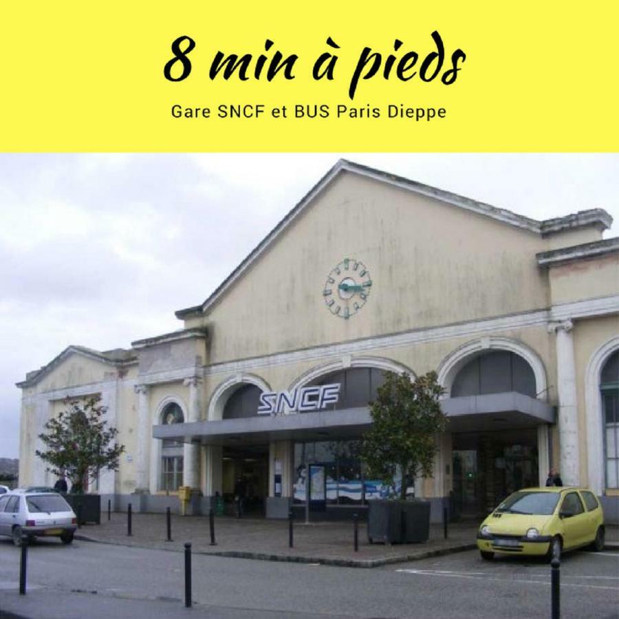 L'Etablissement La Plage A 2 Pas, Vous Propose 4 Appartements Neufs, Netflix, Lits Faits A Votre Arrivee, Serviettes De Toilette, Menage, Wifi, En Hyper Centre ,Plage A 100M, Box A Velos, Paiement 3 Fois Sans Frais, Prix Tout Compris 迪耶普 外观 照片